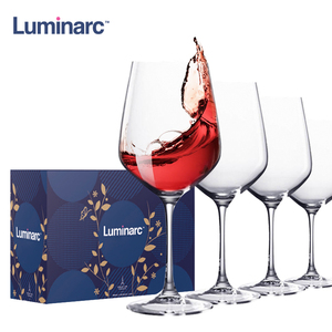 Luminarc Hot <strong>Sale</strong> 20 oz Tumblers Custom logo 250 350 470 580 ml Red <strong>Wine</strong> <strong>Glass</strong> Champagne Goblet Wholesale Price Gift Box <strong>Set</strong>
