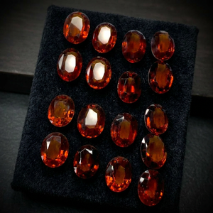 Lot de pierres précieuses en grenat rouge, taille coussin ovale, pour la fabrication de bagues, boucles d'oreilles, pendentifs et bijoux - Fournisseur en gros - Product Image 3