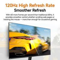 Moniteur d'ordinateur Laiku B2451 24 pouces 120 Hz Écran LCD haute définition externe pour le bureau et la maison