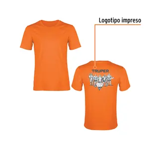 BOX 1 T-shirt col rond pour homme, orange, M, TRUPER - Product Image 2