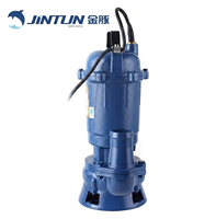 Pompa Air Kotor Submersible Seri WQD 1.5HP, Bodi Besi Cor Duktil, Debit 10m/h, Pompa Air Kotor Kecil untuk Drainase Industri dan Domestik