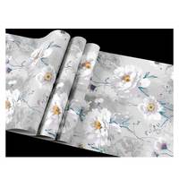 Papier peint floral 3D vintage style campagnard américain, revêtement mural gaufré rétro pour chambre, salon, fond TV, décoration intérieure