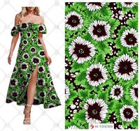 Tissu en rayonne à motif traditionnel africain imprimé numériquement pour robes et vêtements – Fournisseur d'usine