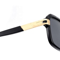 Lunettes de soleil polarisées anti-radiation UV400 style vintage, design 2024, en acétate personnalisé, luxe, légères, durables, unisexes