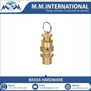 Soupape de décharge basse pression en laiton à forte demande, soupape de sécurité de l'air du fournisseur et de l'exportation indiens - Product Image 3
