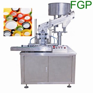 Tốc Độ Cao Đầu Duy Nhất Tự Động Nắp Nhựa Lót Máy Cảm Ứng Nắp Chai Con Dấu Wad Đấm Chèn Vào Cap Máy - Product Image 2