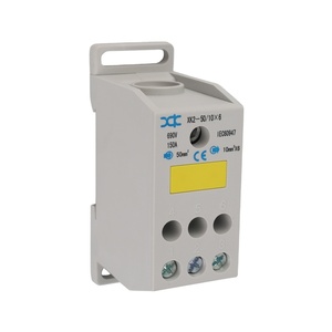 Bloc <span class=keywords><strong>de</strong></span> distribution d'alimentation modulaire unipolaire sur rail DIN en cuivre UKK 150A XK2-50/10*6 - Product Image 5