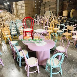 Chaise moderne, élégante et écologique en rotin pour enfants, salles de jeux, chambres, extérieur, intérieur, salon, cuisine, tous les jours - Product Image 6
