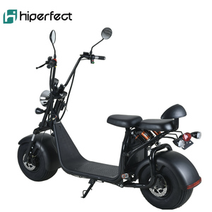 Scooter eléctrico de doble asiento de 1000W y 1500W, 48V y 60V para adultos, 40 km/<span class=keywords><strong>h</strong></span>, velocidad máxima, neumático grueso sin escobillas, scooter eléctrico de dos ruedas - Product Image 3