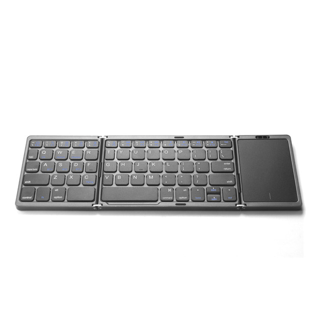 High Quality Slim Foldable BT Wireless Keyboard With Touchpad for Ios/Android/Windows Mobile Phone Tablet Pc Office