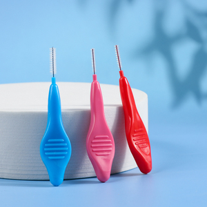 Cura <span class=keywords><strong>dentale</strong></span> di trasporto libero di Plastica Portatile 15 Pcs Interdentale Pennello con 1 cap - Product Image 2