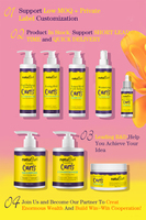 Kit de Soins Capillaires Bio Sans Rinçage Marque Blanche pour Cheveux Bouclés – Hydratant Sans Sulfate Anti-Frisottis