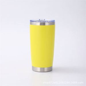 Leak Resistant sealed Lid 20oz Vehicle Tumbler Stainless Steel Outdoor Picnic Cup - Product Image 1