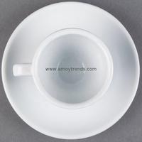 Vente en gros 4oz/120ml Tasse en céramique Soucoupe Porcelaine Céramique Espresso Thé Latte Ensemble de tasses à café
