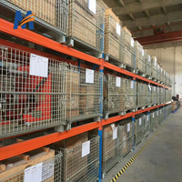 Usine Mracking Conteneur en treillis métallique de haute qualité Cages durables en acier Vente en gros Cages à rouleaux pour la maison