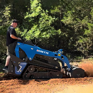 Derette V1000 מיני החלקה לעמוד בחזית קטן מטען קטן עם מצורף tiller - Product Image 1