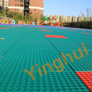 Suelo deportivo Premium garantizado 100%, instalación eficiente, estilo combinado Multideportivo para baloncesto, baldosas de PP Premium - Product Image 6