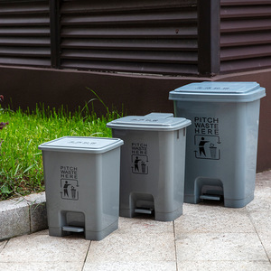 Poubelles à déchets médicaux sur mesure 15L 240L en plastique épaissi à commande au pied pour intérieur et extérieur, forme rectangulaire - Product Image 1
