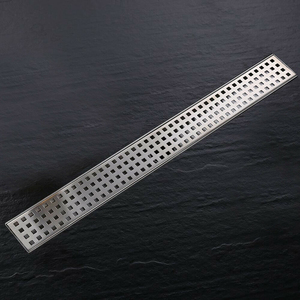 Aquacubic <span class=keywords><strong>Siphon</strong></span> de sol en acier inoxydable de 30 pouces Drain de sol linéaire pour salle de bain - Product Image 3