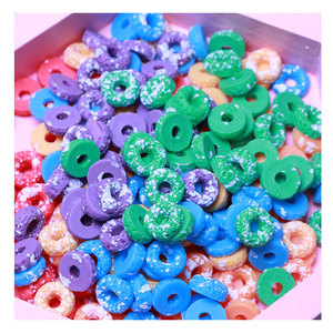16mm Miniatur-Flachback-Harz-Cabochons, Niedliche Mini-Lebensmittel- und Obst-Charms für Schleim-Zubehör, Handyhüllen-Dekoration, DIY - Product Image 2