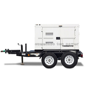 Power 60hz 230V 64kw 80kva Silent Trailer Type <b>Generator</b> 4 Wheels With Engine BC 100 Kva <b>Generator</b> BC - Product Image 2