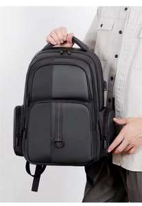 Wholesale Men's Casual Backpacks Multi-layer Travel Usb Backpacks Dirt Resistant Film Large Capacity Backpacks - Product Image 6
