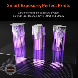 Imprimante 3D dentaire à résine Halot-X1 8K automatique avec écran LCD monochrome 10,1 pouces, précision 0,035 mm, Wi-Fi, USB, odeur ultra-faible, garantie 1 an, Nouveauté - Product Image 4