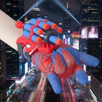 Lanceur Spider-Man personnalisé, jouet de poignet, pistolet à balles en plastique souple avec fonction d'adhérence murale, cadeau unisexe pour cosplay, pour les enfants de 2 à 14 ans