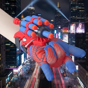 Lanceur Spider-Man personnalisé, jouet de poignet, pistolet à balles en plastique souple avec fonction d'adhérence murale, cadeau unisexe pour cosplay, pour les enfants de 2 à 14 ans - Product Image 1
