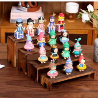 Rak Display Kayu Solid Besar untuk Meja, Organizer Figurine, Rak Model, Stand Blind Box, Stand Boneka, Stand Bunga Sukulen