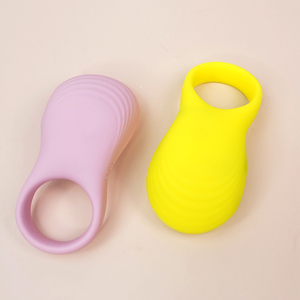 Tijdvertraging Vibrerende Cockring Met Massager Siliconen Seksspeeltjes Stil Dc Geladen Penis Ringen Vibrator 10 Snelheden - Product Image 3