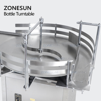 Table de tri rotative automatique ZONESUN pour bouteilles en plastique et en verre, avec système d'alimentation