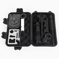 Kit de Survie Tactique Multifonction Tout-en-un Hongrui pour Activités de Plein Air, Camping, Escalade, Randonnées, Outil d'Urgence pour Feu