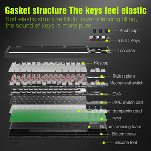 Mirabox แป้นพิมพ์แมโครระบบกลไก K1Pro LCD รองรับการผลิตจากโรงงานสำหรับผู้จัดจำหน่าย - Product Image 3