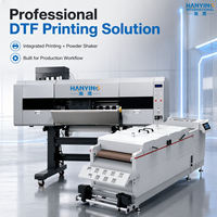 Nueva Impresora DTF Industrial Completamente Automática de 70 cm con 6 Cabezales de Impresión I3200, Agitador Automático de Tinta DTF para Producción en Masa