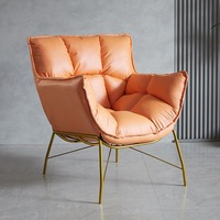 Canapé de salon moderne en gros avec structure en fer et revêtement en tissu, plusieurs couleurs, pour salon et bureau, approvisionnement direct usine