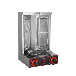Máquina de kebab de 4 quemadores de gas de acero inoxidable, máquina automática de Shawarma para parrilla de kebab para restaurante y fiesta - Product Image 3