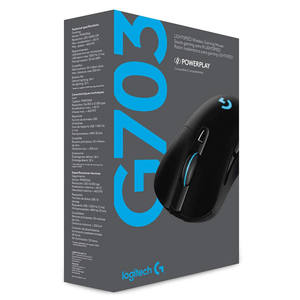Pour <span class=keywords><strong>Logitech</strong></span> <span class=keywords><strong>G703</strong></span> 2.4GHz souris de jeu ergonomique sans fil pour ordinateur portable 6 boutons programmables Interface USB - Product Image 6