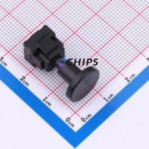 TSW10111-232B331CA-008A Tactile Switch Through hole-4P,10x10mm Switch Single Pole Single Throw Round Button 1.8N 10mm - Product Image 1