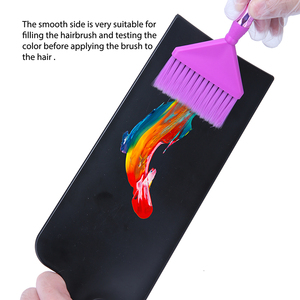 Nuovo Design ABS Glamnetic manico a coda di diamante cromato morbido pennello colorante in Nylon viola per parrucchiere barbiere - Product Image 3