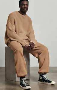 Men's Wide Leg Baggy <b>Oversized</b> <b>Sweatpants</b> Loose Fit Hip Hop Style - Product Image 3