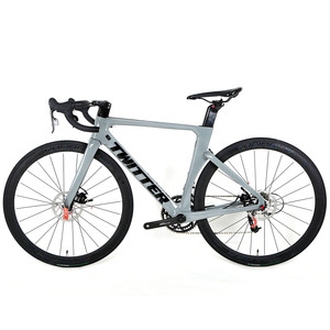 Bicicleta de Carretera <span class=keywords><strong>Twitter</strong></span> <span class=keywords><strong>R3</strong></span> con Cuadro de Fibra de Carbono Aero, 24 Velocidades, Cuadro de Carreras, Freno de Disco Hidráulico, Bicicleta de Carbono - Product Image 2