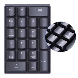 Produtos de alta qualidade F20 <span class=keywords><strong>Rgb</strong></span> Backlit Teclado Numérico Mini Numpad Para Laptop Pc Com Fio Mini Numpad - Product Image 2