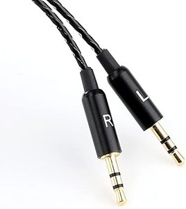 สายสัญญาณเสียง1.2ม. พร้อมไมค์สำหรับ <span class=keywords><strong>SOL</strong></span> <span class=keywords><strong>REPUBLIC</strong></span> Master Tracks HD V10 V8หูฟัง V12 MFI X3 ultra XC - Product Image 3