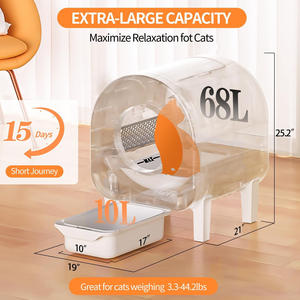 <span class=keywords><strong>Arenero</strong></span> <span class=keywords><strong>Autolimpiable</strong></span> Inteligente Tonepie Ti+ de 68L, Silencioso y Grande, Desmontable con APP, Sanitario para Gatos 2025 - Product Image 1