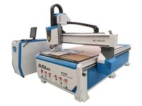 NOUVEAU Routeur CNC 3 axes SUDA MC1325-G3 avec ATC, NC Studio, 5,5 kW, refroidissement par eau, table 1300x2500mm, pour découpe bois/acier/aluminium et pierre, avec pompe