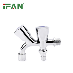 IFAN Affordable Bathroom Faucets 1/2'' Silver Color Bibcock <strong>Tap</strong> All Type Double <strong>Head</strong> Mop Zinc Alloy <strong>Taps</strong> and Faucets - Product Image 6
