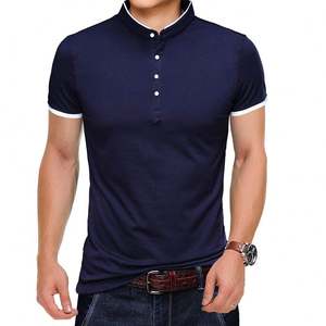 Polo de Manga Corta para <span class=keywords><strong>Hombre</strong></span>, Estilo Verano 2026, de Alta Calidad, <span class=keywords><strong>Camiseta</strong></span> Lisa para <span class=keywords><strong>Hombre</strong></span> de Negocios - Product Image 3