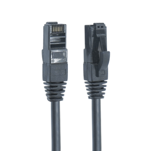 Fast Shipping Cat6 Cat6A Cat7 Cat8 Utp Patch Cord Black High Elastic Super Flexible Rubber Silicone Jacket CCA 26AWG Lan Cable