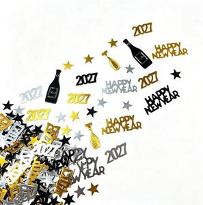 Confeti Dorado para Mesa de Año Nuevo 2027, Confeti de Bienvenida 2027 para Decoración de Fiestas de Fin de Año y Vacaciones de Invierno - Product Image 6